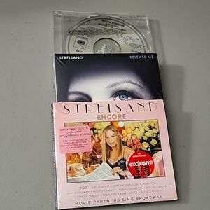 2 NEW Barbara Striesand CD's 1 PreLoved